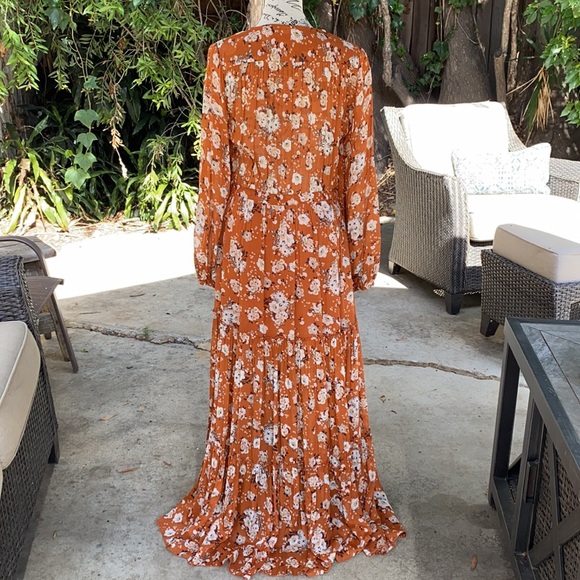 🎉HP🎉EUC🍁 Vintage Spell Gypsy Dancer Gown in Maple size medium - Picture 8 of 14